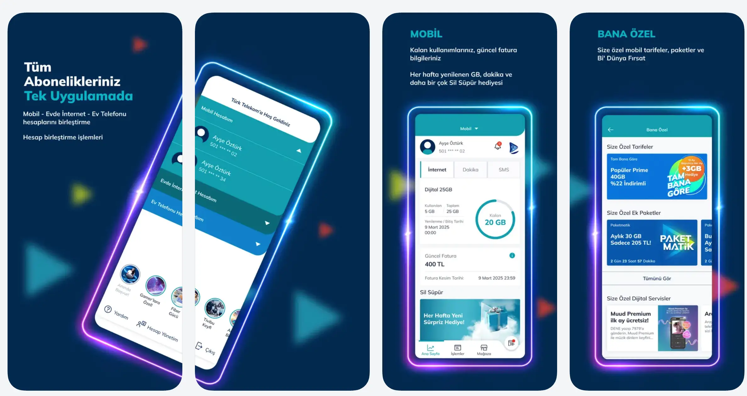 Turk Telekom legacy mobile app issue screen