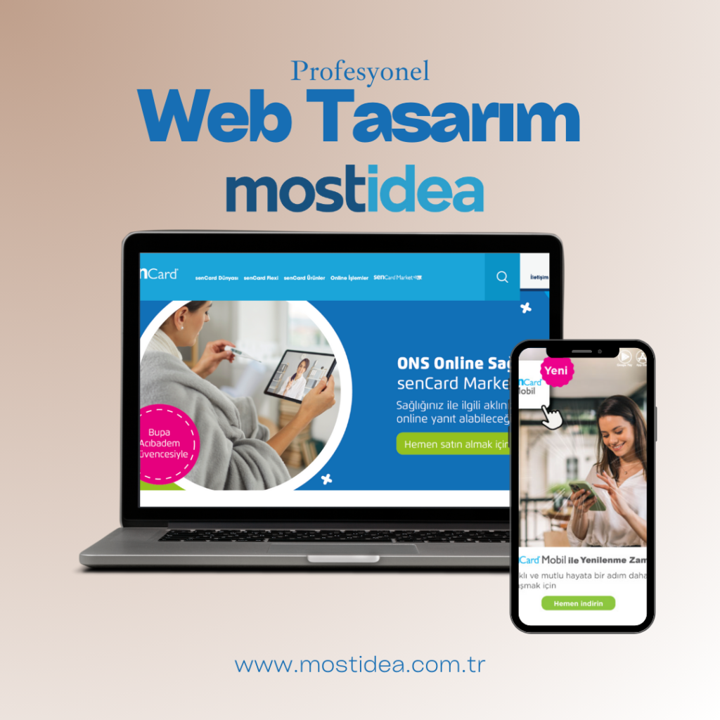 profesyonel web sitesi tasarimi  - most idea